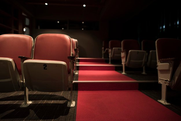 empty rows in a movie theatre 53876 32199